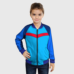 Бомбер детский Спортик из 90х FIRM, цвет: 3D-синий — фото 2