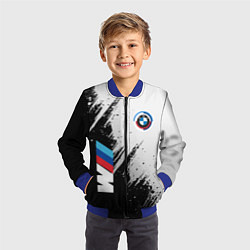 Бомбер детский BMW - м комплектация, цвет: 3D-синий — фото 2