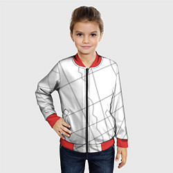 Бомбер детский Перспектива, цвет: 3D-красный — фото 2