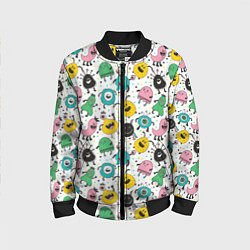 Детский бомбер Весёлые монстры