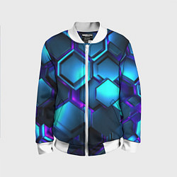 Детский бомбер Объемные неоновые плиты