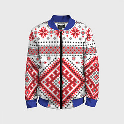 Детский бомбер Удмуртская роспись