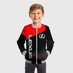 Бомбер детский Lexus - red sportwear, цвет: 3D-серый — фото 2