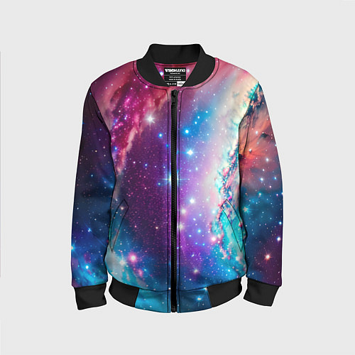 Детский бомбер Удивительная вселенная / 3D-Черный – фото 1