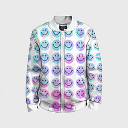 Детский бомбер Smiley holographic