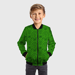 Бомбер детский Shrek: Pattern, цвет: 3D-черный — фото 2