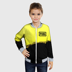 Бомбер детский PUBG online, цвет: 3D-серый — фото 2