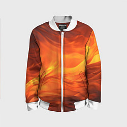 Детский бомбер Яркий огонь