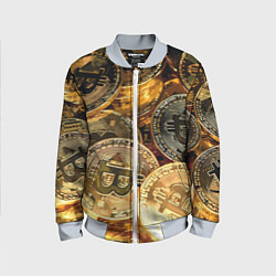 Детский бомбер Золото цифровой эры