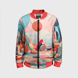 Детский бомбер Геометрия природы