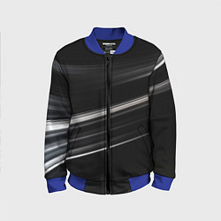 Бомбер детский Black abstract background, цвет: 3D-синий