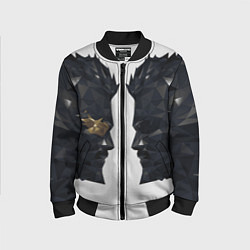 Детский бомбер Адам Дженсен в отражении deus ex