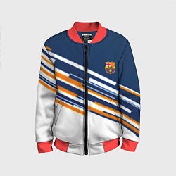 Бомбер детский Реал мадрид текстура футбол спорт, цвет: 3D-красный