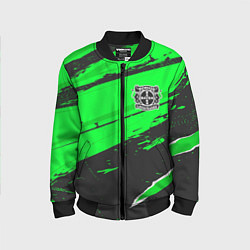 Бомбер детский Bayer 04 sport green, цвет: 3D-черный