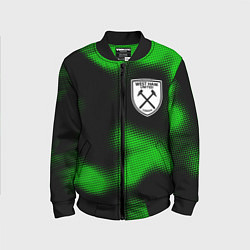 Бомбер детский West Ham sport halftone, цвет: 3D-черный