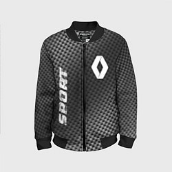 Бомбер детский Renault sport carbon, цвет: 3D-черный