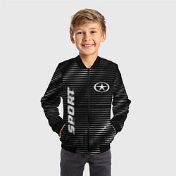 Бомбер детский JAC sport metal, цвет: 3D-черный — фото 2