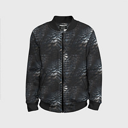 Детский бомбер Блестящая металлическая броня