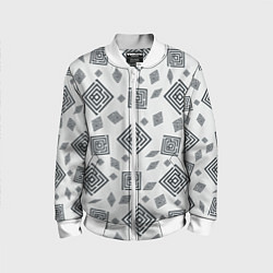 Детский бомбер Ромб лабиринт паттерн