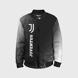 Детский бомбер Juventus sport на темном фоне по-вертикали