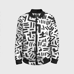 Детский бомбер Паттерн линиями