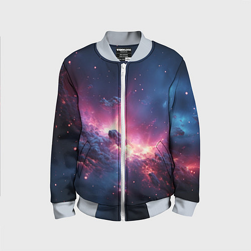 Детский бомбер Взрыв в космосе / 3D-Серый – фото 1