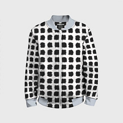 Детский бомбер Лаконичные мазки квадраты