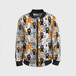 Детский бомбер Кошачьи лапы