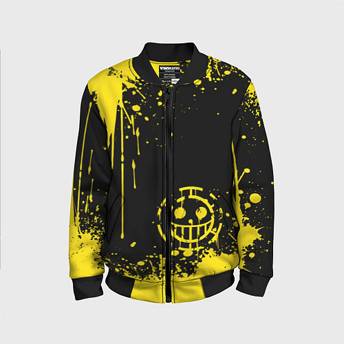 Детский бомбер Трафальгар Д Ватер Ло прозвище пират / 3D-Черный – фото 1