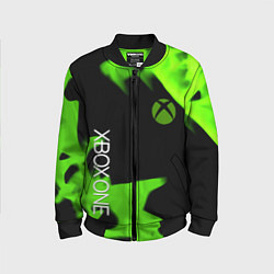 Детский бомбер Xbox one green flame