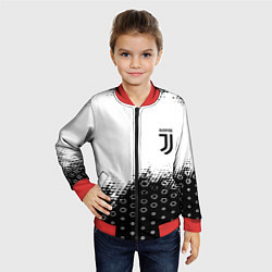 Бомбер детский Juventus sport steel, цвет: 3D-красный — фото 2