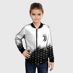 Бомбер детский Juventus sport steel, цвет: 3D-черный — фото 2