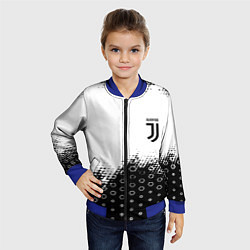 Бомбер детский Juventus sport steel, цвет: 3D-синий — фото 2