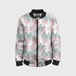 Детский бомбер Пальмы разноцветные