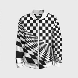 Детский бомбер Шахматная психоделика иллюзия