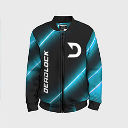 Бомбер детский Deadlock неоновые лампы, цвет: 3D-черный