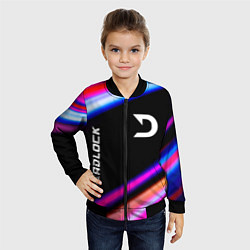 Бомбер детский Deadlock speed game lights, цвет: 3D-черный — фото 2