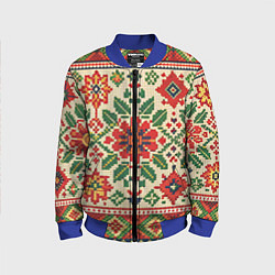 Детский бомбер Славянский узор и орнамент
