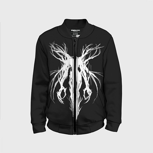 Детский бомбер Dark gothic angel / 3D-Черный – фото 1