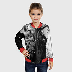 Бомбер детский Berserk and Miyamoto Musashi, цвет: 3D-красный — фото 2