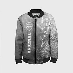 Бомбер детский Arsenal - grey gradient по-вертикали, цвет: 3D-черный