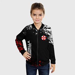 Бомбер детский Resident evil - вирус, цвет: 3D-черный — фото 2