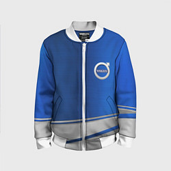 Бомбер детский Volvo automobile metal, цвет: 3D-белый