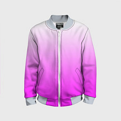 Детский бомбер Gradient color pink