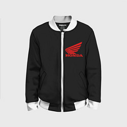Детский бомбер Honda red logo auto steel