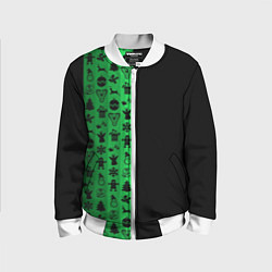 Детский бомбер Новогодние узоры