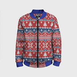 Детский бомбер New year pattern