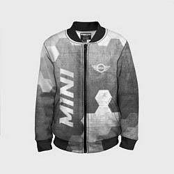 Бомбер детский Mini - grey gradient вертикально, цвет: 3D-черный