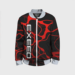 Бомбер детский Exeed - red liquid, цвет: 3D-серый