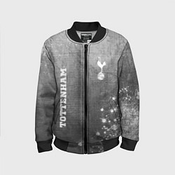 Бомбер детский Tottenham - grey gradient вертикально, цвет: 3D-черный